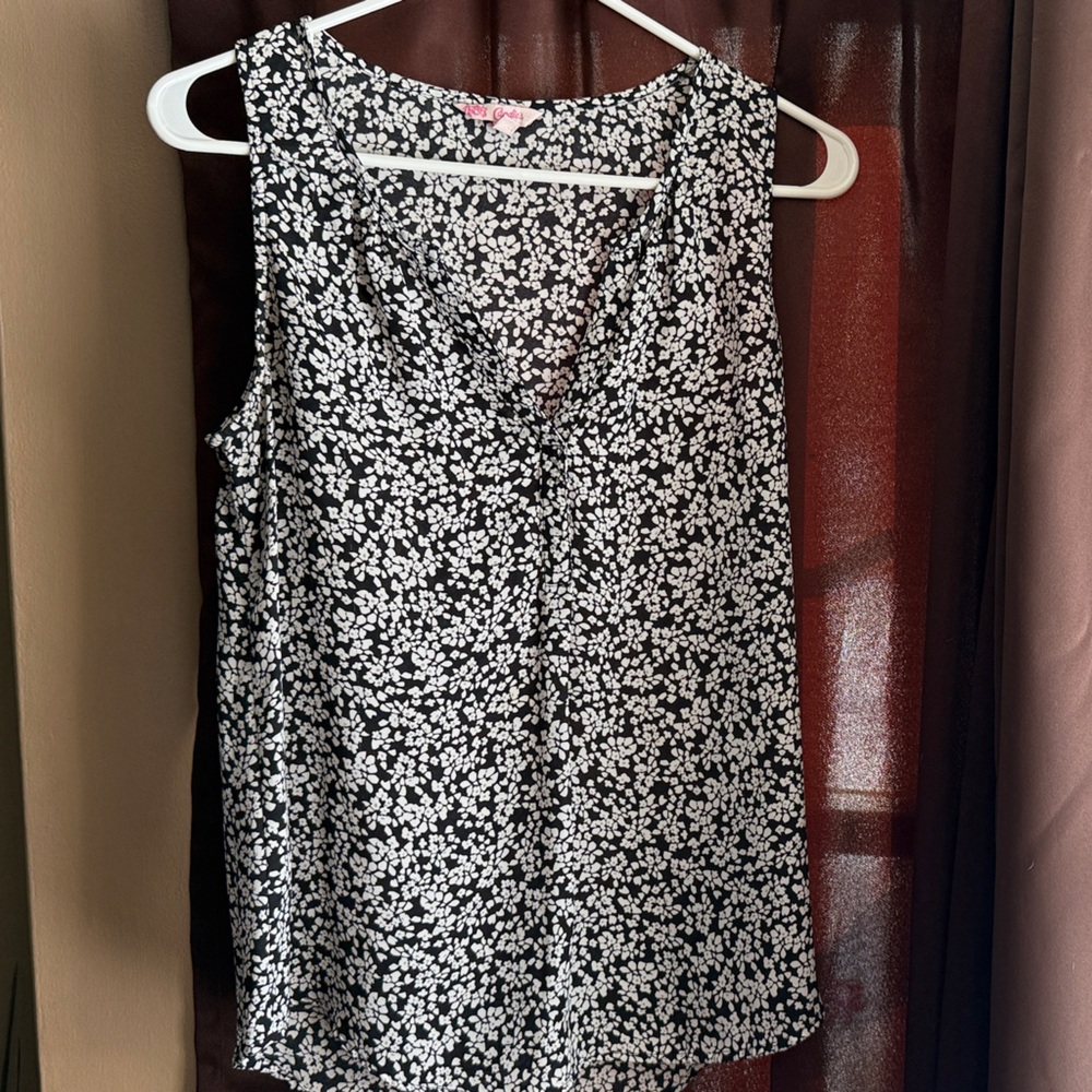Black and White Floral Dress